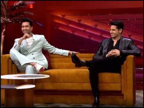 Koffee With Karan 7 Promo Did Vicky Kaushal Kjo Get Sidharth Malhotra