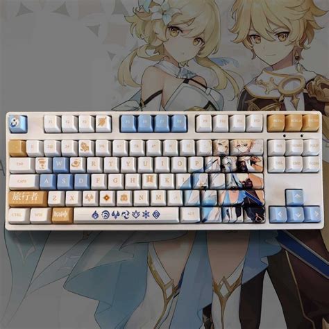 Genshin Impact RAIDEN SHOGUN 108 Keys Set For Mechanical Keyboard