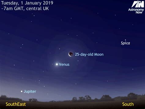 See the old Moon close to Venus then Jupiter in the dawn sky – Astronomy Now