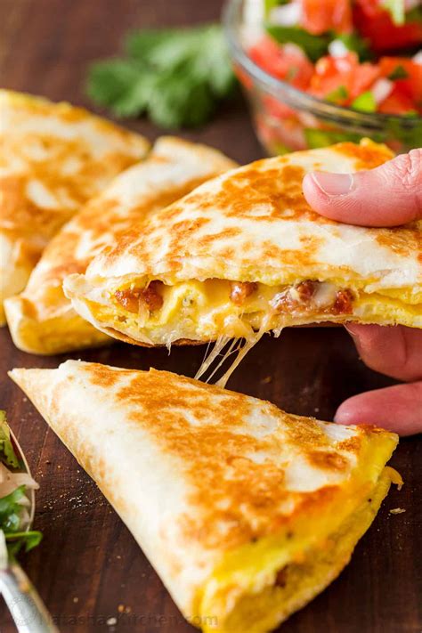 Breakfast Quesadillas - 3 Easy Ways (VIDEO) - NatashasKitchen.com