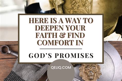 Here Is A Way To Deepen Your Faith And Find Comfort In Gods Promises