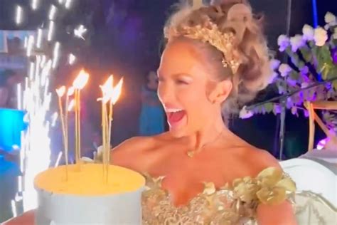 Jennifer Lopez Shares Video from 'Bridgerton' Inspired Birthday Party