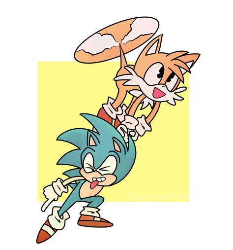 Sonic The Hedgehog and Tails Fanart by BeefyCupcakes on DeviantArt