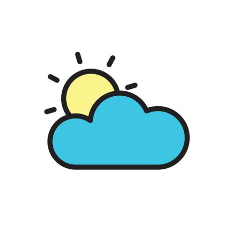 Sun Cloud Weather Vector For Icon Symbol Web Illustration 7248034