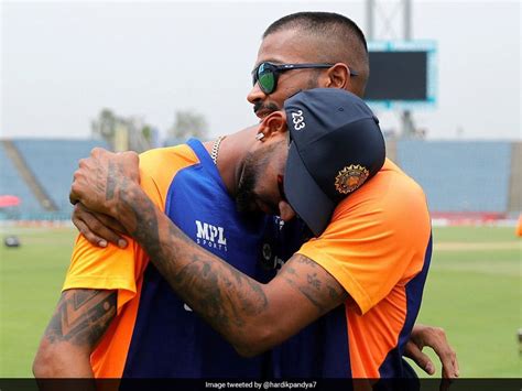 Ind Vs Eng Krunal Pandya Brother Hardik Post Emotional Messages After