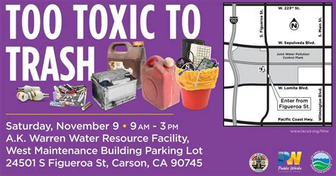 Carson Household Hazardous Waste And E Waste Roundup Sanitation