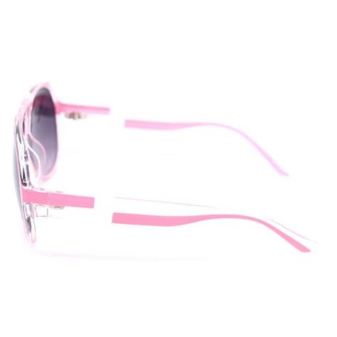 Womens Pink Sunglasses Fashion Vintage Eyeglasses Large Oversized Bold Thick Frame Pink 136