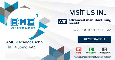 Amc Mecanocaucho Will Be Present At Metalmadrid Amc Mecanocaucho