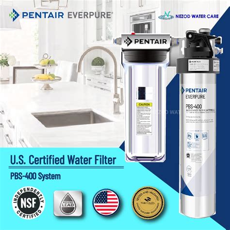 PENTAIR EVERPURE PBS 400 WATER PURIFIER SYSTEM SET UNDER COUNTER