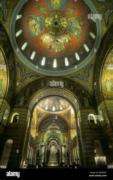 The Interior Of The Cathedral Basilica Of Saint Louis Also Known As The