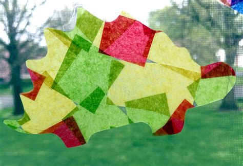 How to Make Tissue Paper Suncatchers | Easy Kids Crafts