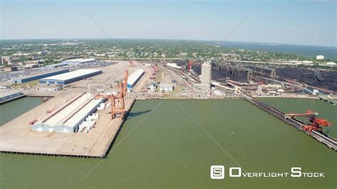 OverflightStock™ | Orbit of Bulk Terminal at Newport News Port in ...