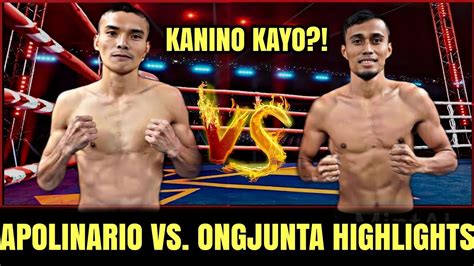 DAVE APOLINARIO PANALO ROUND 4 TKO BAGSAK DIN SI APOLINARIO BUTI