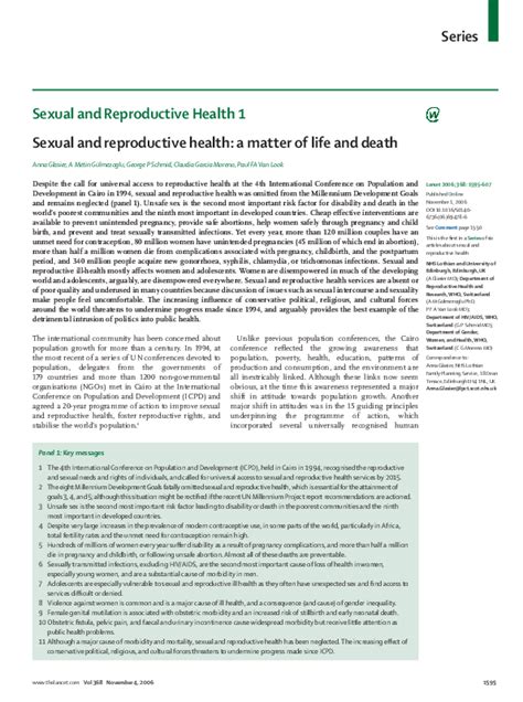 Pdf Sexual And Reproductive Health 1 Sexual And Reproductive Health