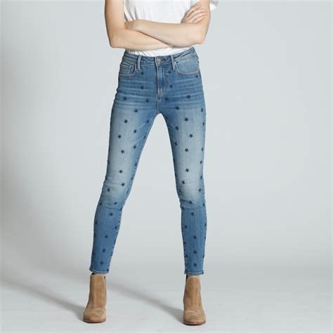 Driftwood Jackie Starry Night Embroidered Jeans Gem