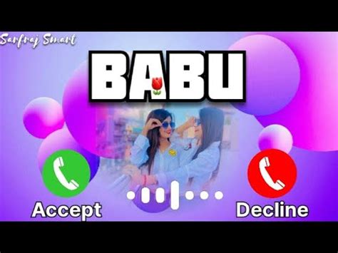 Babu Please Pick Up The Phone Ringtone BabuName Ringtone Babu Ka