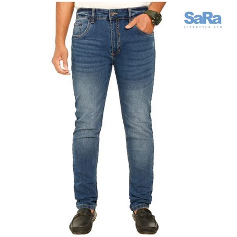 SaRa Mens Denim Pan