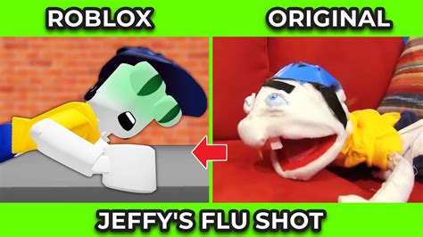 Sml Movie Vs Sml Roblox Jeffy S Flu Shot Side By Side Youtube