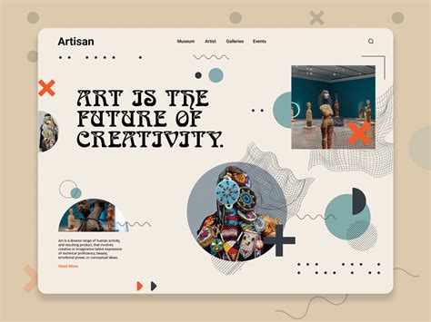 Museum Website Design by koka lolishvili on Dribbble