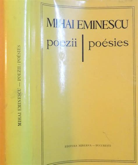 Poezii De Mihai Eminescu Editie Bilingva Romano Franceza