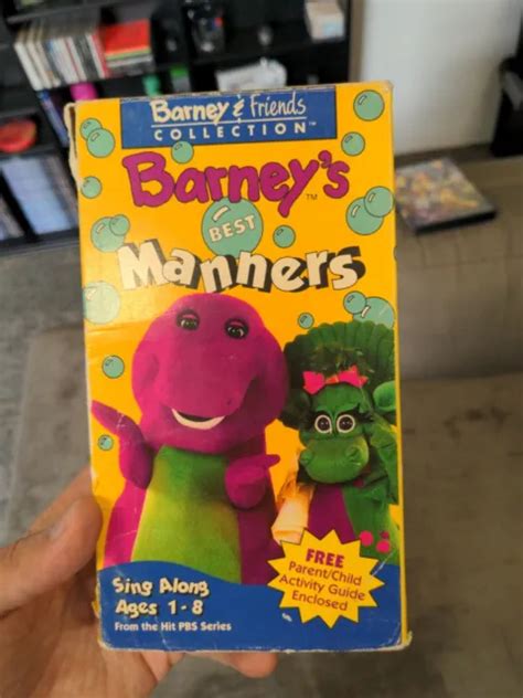 Barney Barneys Best Manners Vhs Eur Picclick Fr