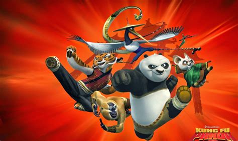 Free Wallpapers Download For Desktop: Kung Fu Panda Characters Cartoone Wallpaper