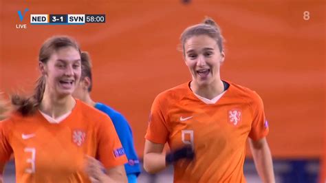 Vivianne Miedema: 2 goals, European Qualifiers, Netherlands-Slovenia ...