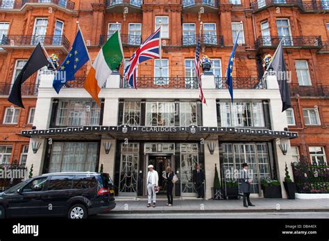 Das Claridge Hotel Brook Street Mayfair London Stockfotografie Alamy