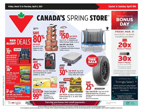 Canadian Tire West Flyer March 31 To April 6