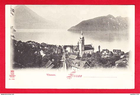 LU Luzern E Suisse 624P112 VITZNAU gruss vue générale cpa