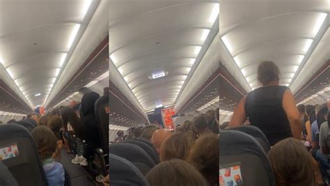 Moment Pilot Tells Easyjet Passengers Flight Cancelled As Someone Pooed