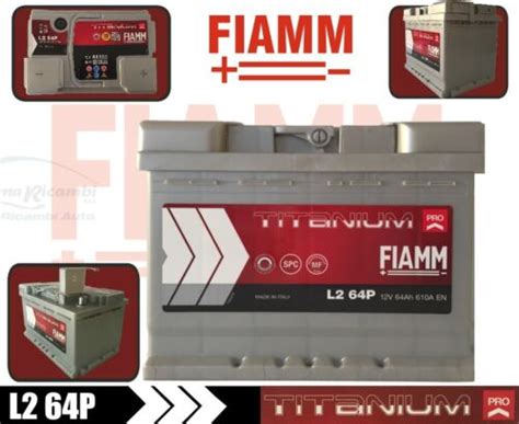 L P Batteria Auto Fiamm Titanium Pro Ah A Fiat Grande Punto