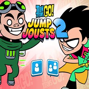 🕹️ Play Teen Titans Go Jump Jousts 2 Game: Free Online Cartoon ...