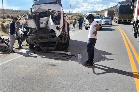 Tragedia Reportan Fallecidos Tras Choque De Veh Culos En Ruta Pasco