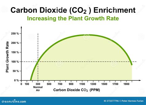 Carbon Dioxide Co Enrichment Effect On The Plant Growth Rate Vector