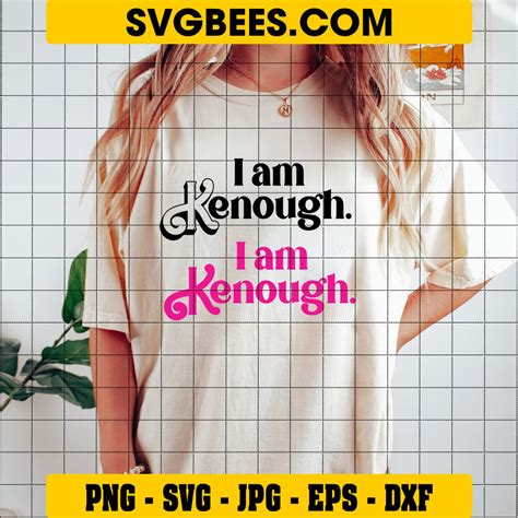 I Am Kenough Svg Png Barbenheimer Movie Ken Svg Ken Barbie Svg