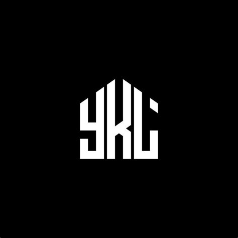 Ykl Letter Logo Design On Black Background Ykl Creative Initials