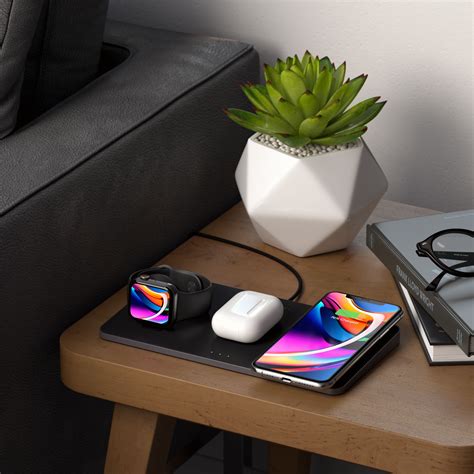 Satechi trio wireless charging pad space grey – Artofit