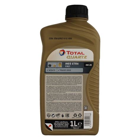 Total Quartz Ineo Xtra First 0W 20 1L Lubricant Store