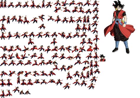 Xeno Goku Sprite Sheet Original By Mr4x3l By Cf2364 On Deviantart