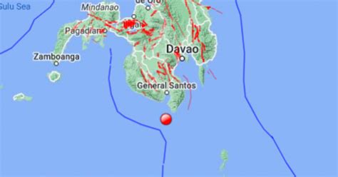 Magnitude 7 2 Quake Hits Davao Occidental Philippine News Agency