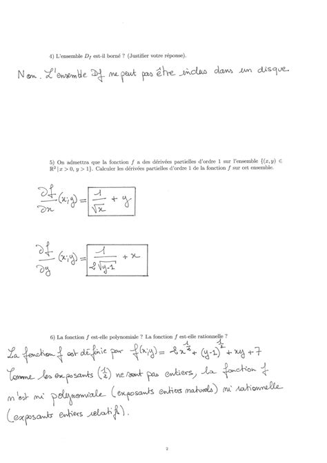 Derivee De 1 X PDF Cours Exercices Examens