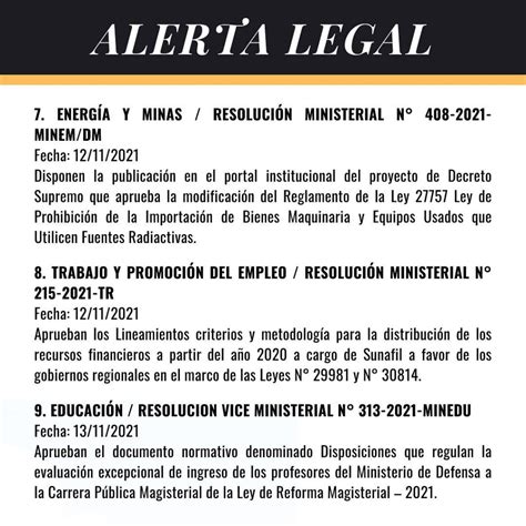 Alerta Legal Publicaciones Jur Dicas M S Resaltantes Del Al De