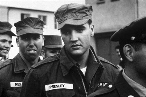 Elvis In The Army - Iconic Historical Photos