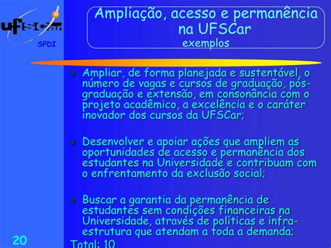 Ppt Plano De Desenvolvimento Institucional Da Ufscar Powerpoint