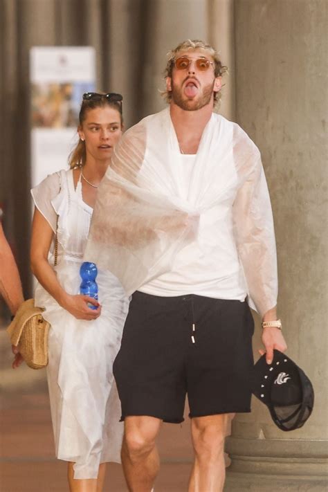 NINA AGDAL and Logan Paul Out in Florence 07/07/2023 – HawtCelebs