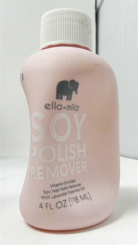 Ella Mila Soy Nail Polish Remover Lavender Ounce Walmart