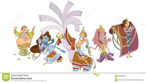 Gods Of Hinduism Vishnu Shiva Brahma Three Main Hindu Deities