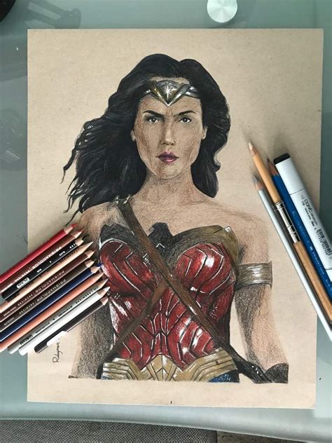 Wonder Woman Drawing Arte Amino Amino