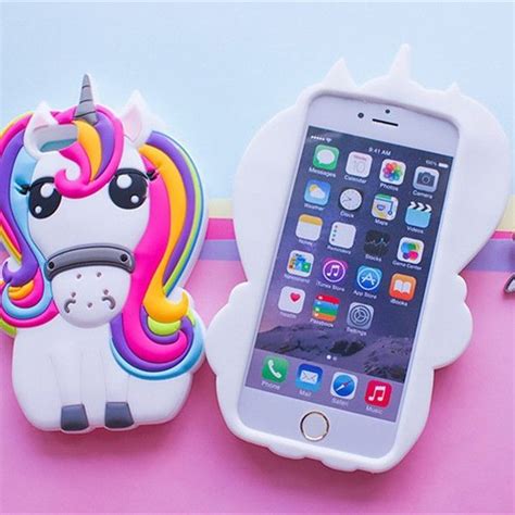 3d Rainbow Unicorn Iphone Case Unicorn Iphone Case Silicone Phone Case Unicorn Phone Case